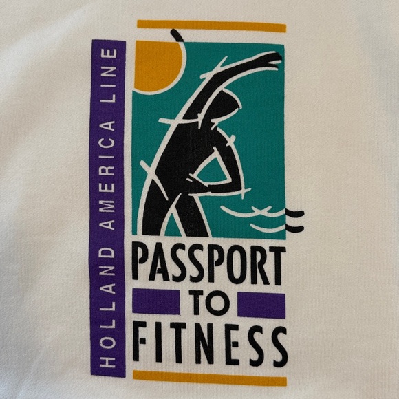 Passport to Fitness vintage 90’s Sweatshirt size XL - Picture 3 of 10